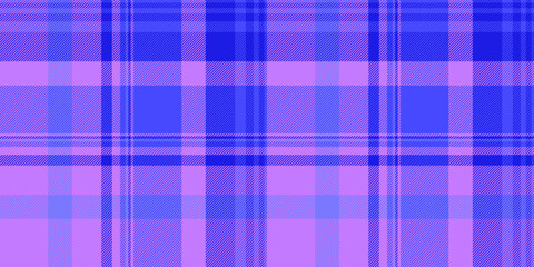 Graph vector fabric background, premium check pattern seamless. Quiet tartan textile texture plaid in indigo and violet colors.