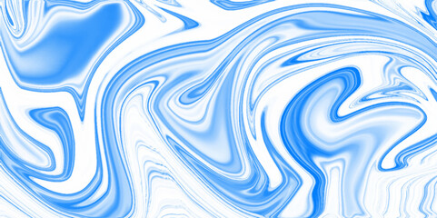 Fototapeta premium Marble rock texture blue ink pattern liquid swirl paint white dark Illustration background .Horrible Extreme abstract background.Blue marble texture and background for wedding card, cover, web design 