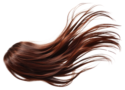 High speed freeze motion Long straight Wig hair style fly fall explosion adult brown.