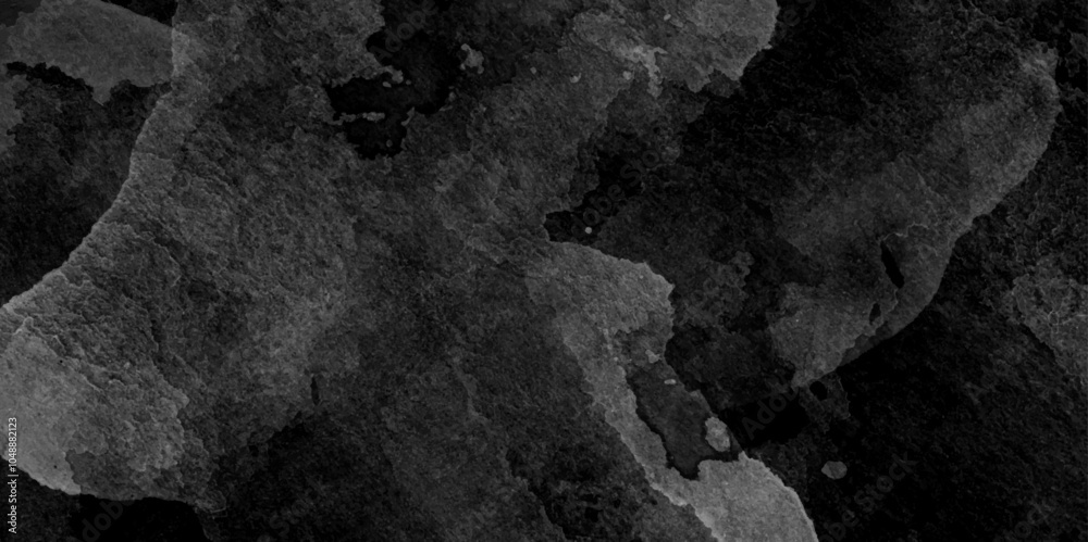 Poster black and grey marble natural pattern for background. watercolor black texture background. elegant m