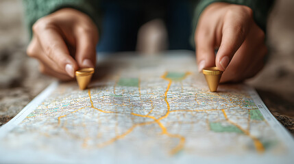 Map pointer 3d icon cartoon style floating isolated