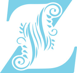 Alphabet art color signs letters design