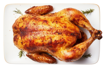 PNG Cooked chicken meat food meal.