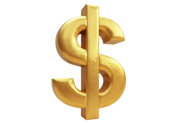 golden dollar sign