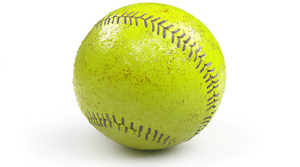 Baseball ball, it is worn out from so much use