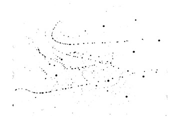 Plate worn background. Splashes of black paint. Vector illustration.
