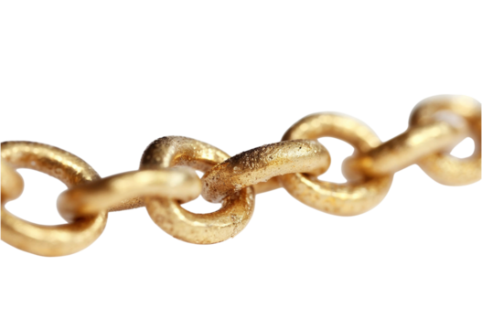 chain isolated on white