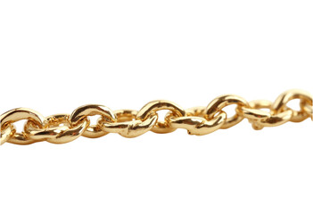 Obraz premium chain isolated on white