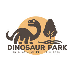 Dinosaur Park Logo Design Idea
