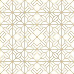 Seamless geometric abstract pattern with a modern style