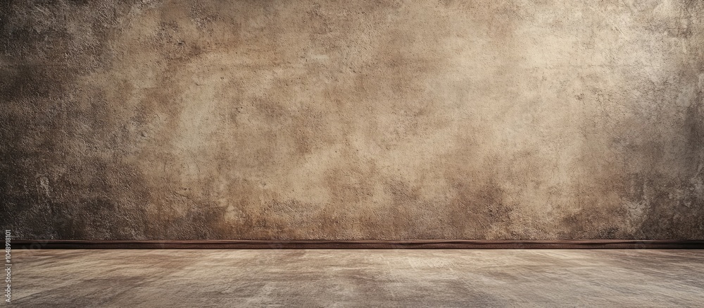Aufkleber brown stucco wall empty vintage grunge surface design. with copy space image. Place for adding text or design