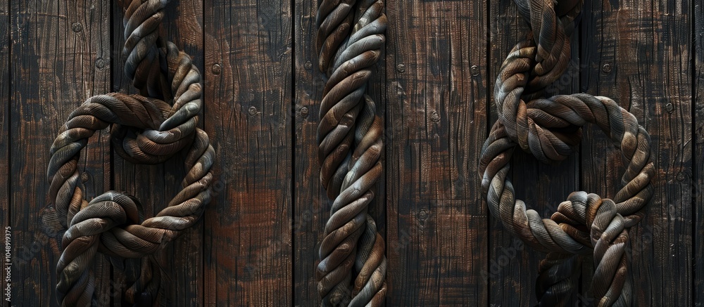 Aufkleber rope backdrop. with copy space image. Place for adding text or design