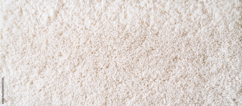 Poster white carpet texture background from above beige nylon carpet or mat design floor covering doormat w
