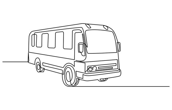recommend clip art: continuous one line drawing of a beautiful school bus. educational theme abstract line art illustration, bus one continuous line drawing, Continuous one line drawing of tourist bus. Simple travel bus