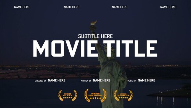 Universal Movie Trailer Title Intro