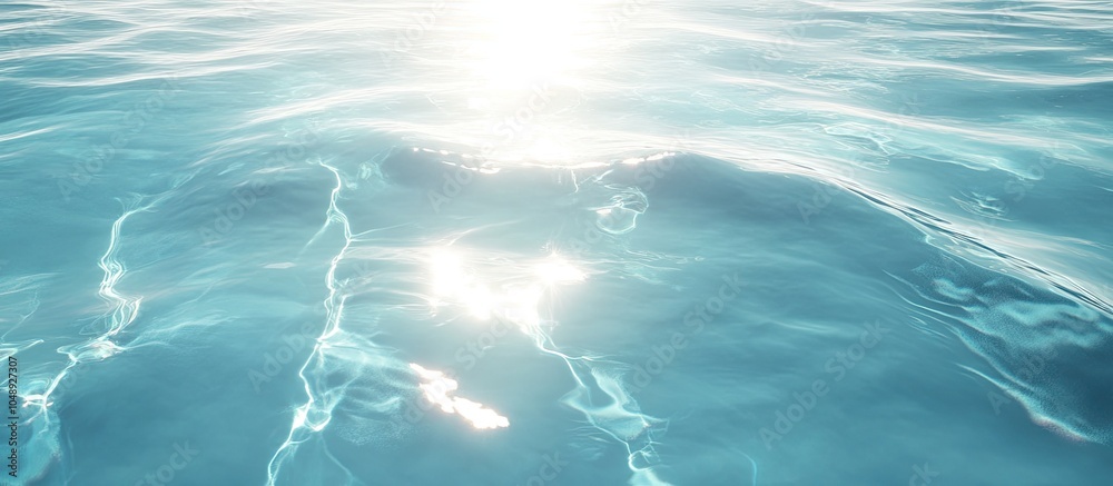 Poster A simple and beautiful background featuring water. with copy space image. Place for adding text or design