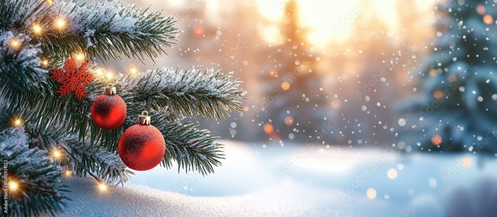 Poster Christmas greeting card for you. with copy space image. Place for adding text or design