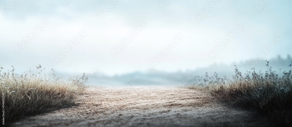 Poster blurry landscape suitable for copyspace space available for text