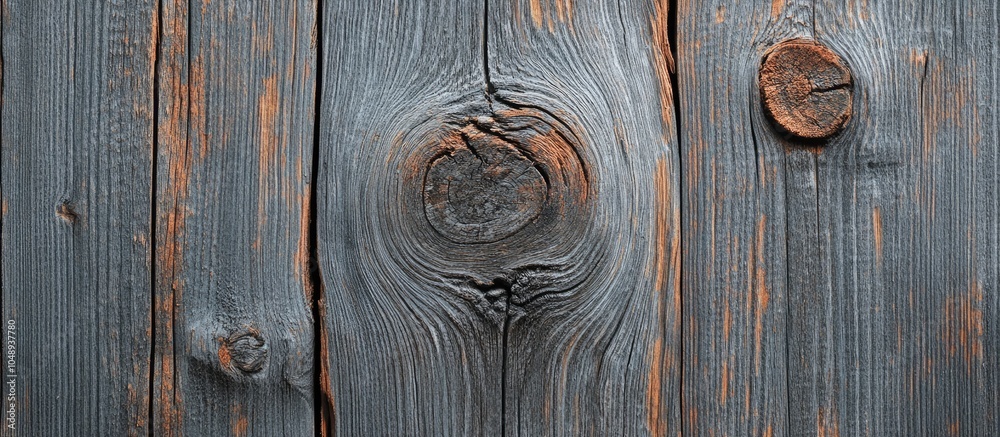 Leinwandbilder Old wooden backdrop Close up texture of wood featuring knots suitable for background use. with copy space image. Place for adding text or design