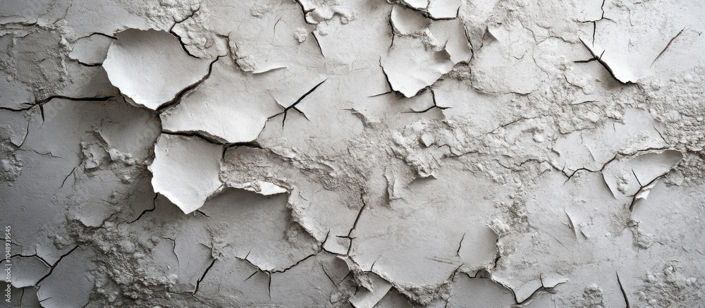 Fototapete Background image Photophone Decorative plaster Texture of an old building with cracks and decay. with copy space image. Place for adding text or design