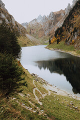 lake in the mountains