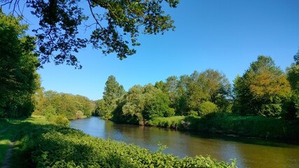 Der Fluss Ems bei Telgte