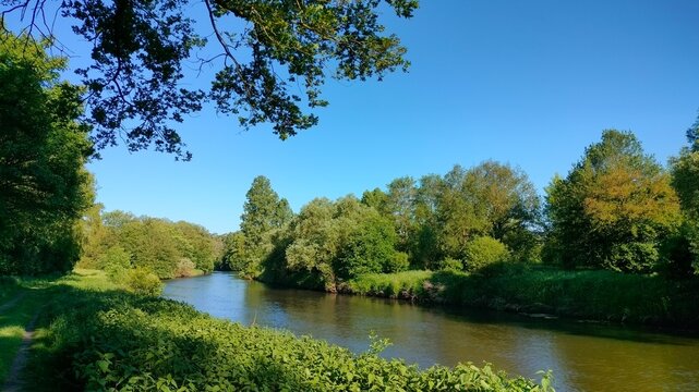 Der Fluss Ems bei Telgte