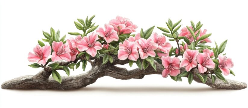 Bunga kamboja Jepang atau bunga adenium. with copy space image. Place for adding text or design