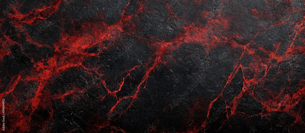 Aufkleber Red black granite stone top view as a background. with copy space image. Place for adding text or design
