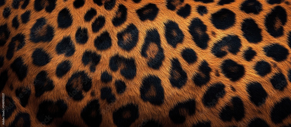 Poster leopard skin. with copy space image. Place for adding text or design