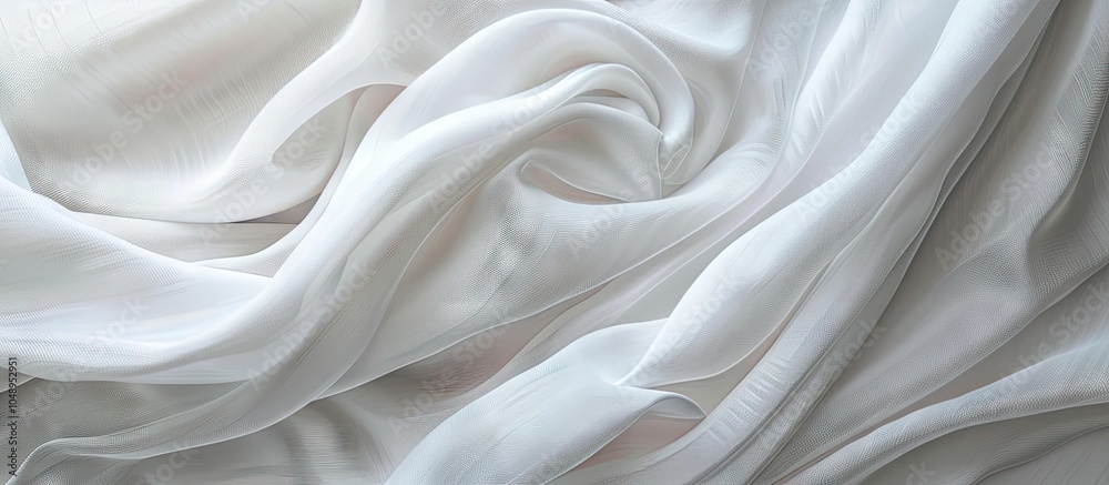 Poster Closeup view of a blank white canvas as the background. with copy space image. Place for adding text or design