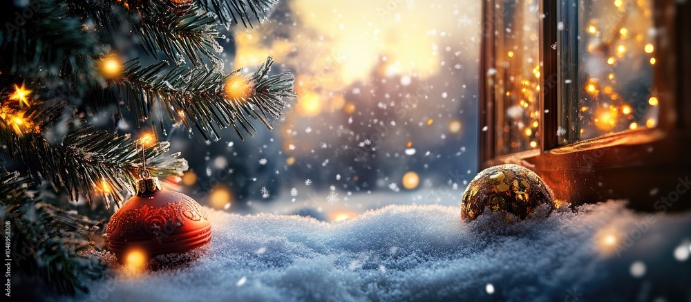 Aufkleber collection of christmas images. with copy space image. place for adding text or design