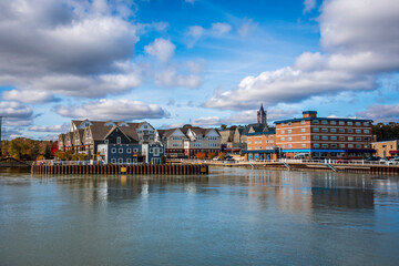 Fototapeta premium Port Washington Town view in Wisconsin of USA