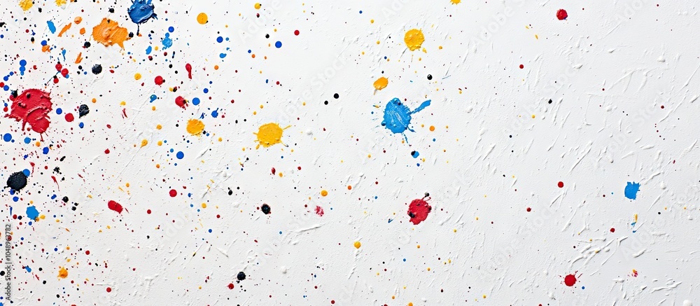 Poster A textured white background that is dirty and messy for copy space A colorful dotted surface