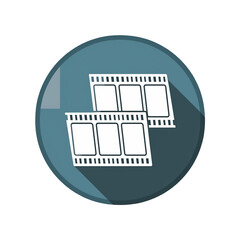 Set of camera collision emoticon. cartoon style
