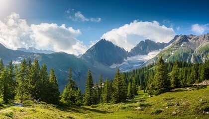 Fototapeta premium panorama of the mountains