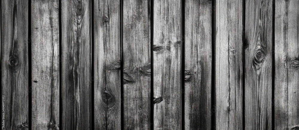 Fototapete wood fence background texture bw. with copy space image. place for adding text or design