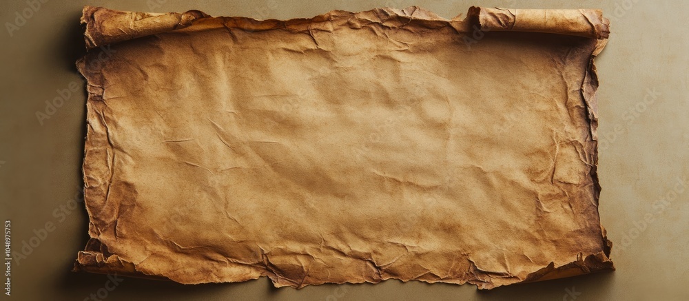Aufkleber brown old paper blank page can serve as a space for your text or copyspace