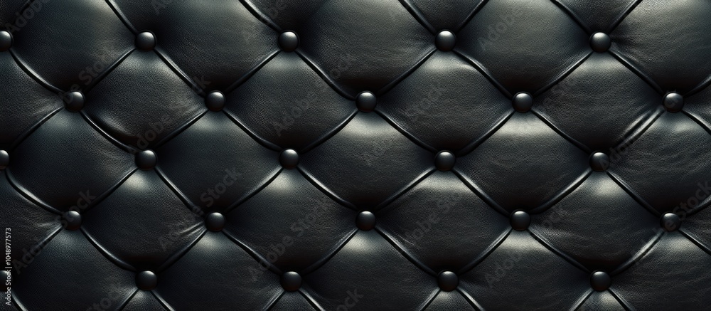 Aufkleber Background featuring black leather texture. with copy space image. Place for adding text or design