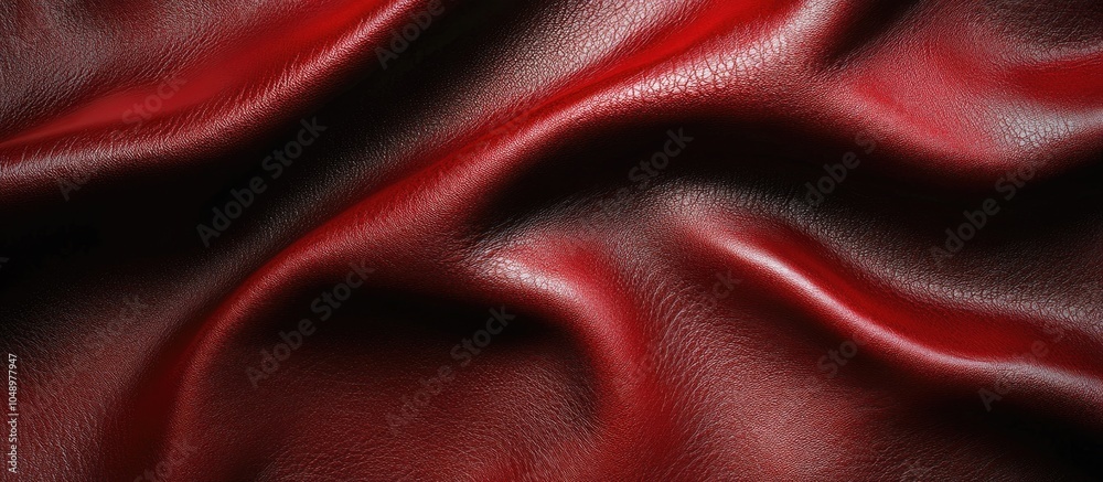 Poster Abstract background of red leather texture. with copy space image. Place for adding text or design