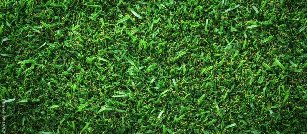 Aufkleber Texture of artificial green grass for background. with copy space image. Place for adding text or design