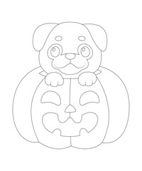 Halloween coloring page for kids
