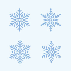 Fototapeta premium Snowflake Collection