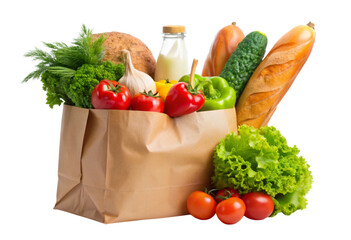 groceries in a basket