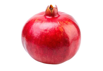 pomegranate isolated on white