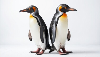 Fototapeta premium Penguin on white background isolated