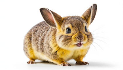 Fototapeta premium Pika on white background isolated