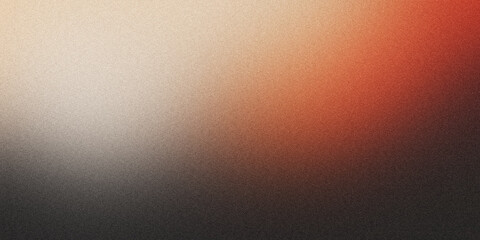 Grainy gradient background in orange, yellow and black colors. Noise texture. abstract orange yellow black gradient. background design. colorful background with space for design. banner, poster