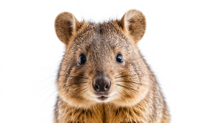 Obraz premium Quokka on white background isolated