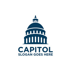 Capitol Dome Building logo design inspiration